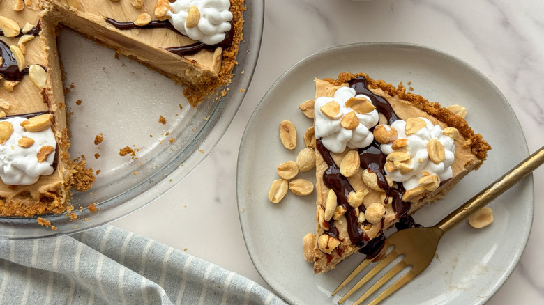 piece of pie on plate
